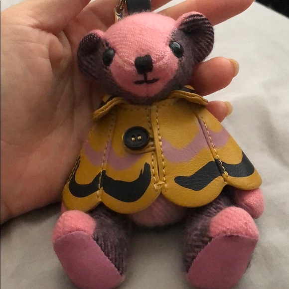Burberry Thomas Bear with leather Cape - Picture 6 of 7